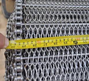 China Stainless Steel Spiral Freezer Belt Twill Dutch Weave Wire Mesh for sale