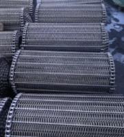 China Malla de alambre conducida cadena de acero inoxidable de la banda transportadora en venta