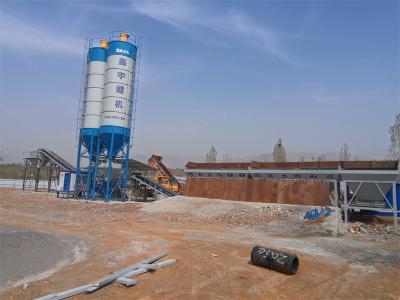 China 50m3/h Concrete Batching Plant Fixed Ready Mixed Cement Mixer Aggregate Concrete Mixing Plant for sale
