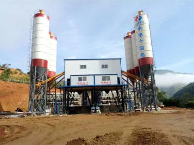 China 210kw Engineering Construction Machinery Commercial Beton Construction Concrete Batch Plant for sale