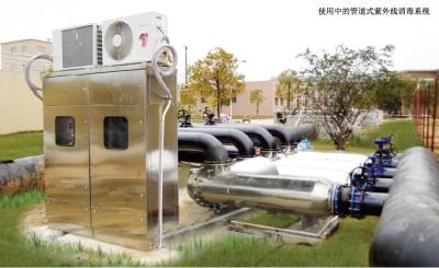 China 125mm UV Sterilization System , PLC Control UV Light Disinfection System for sale