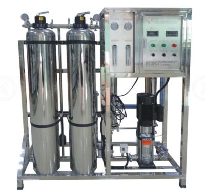 China Sistema de tratamiento de aguas del RO de la basura de la máquina del purificador de 500LPH 316SS en venta