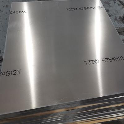 China La rayita cubrió 5000 series 5754 hojas de aluminio de H22 H111 para las barreras de sonidos en venta
