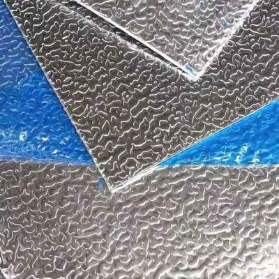China Anti Skid Aluminum Checkered Plate Stucco Aluminium Sheet 1000x2000mm for sale