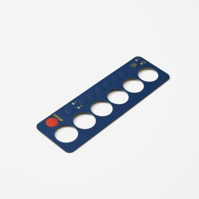 China OEM Push Button Membrane Switch Graphic Overlay With UV Printing for sale