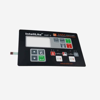 China Panel de interruptor de membrana de botón pulsador de 0,2 mm de espesor multifuncional en venta