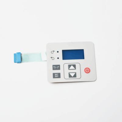 China Interruptor de membrana de PET con botón táctil con un grosor de 0,25 mm y 0,5 mm en venta