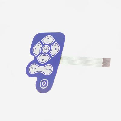 China Irregular Shape PET Tactile Membrane Switch With Glossy Matte Surface for sale