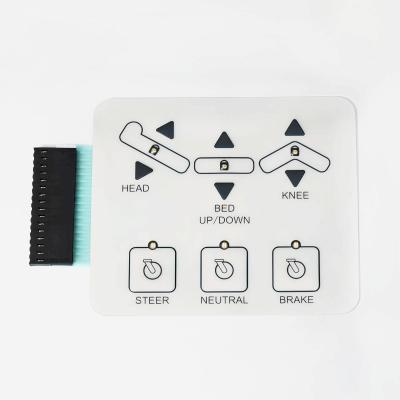 China DC 12V Membrane Panel Switches For Automotive Medical Industrial for sale