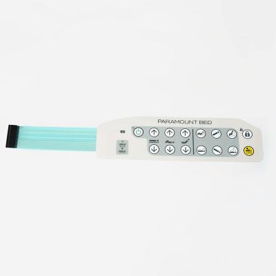 China 0.5A Current LED Membrane Switch Durable ISO9001 Certification for sale