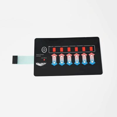 China 12V Durable LED Membrane Switch IP67 Rated Dustproof Waterproof for sale