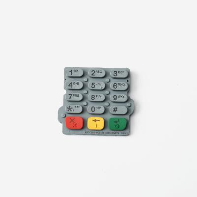 China PMS Color Rubber Keypad Membrane Switch Durable With Silk Printing Laser Etching for sale