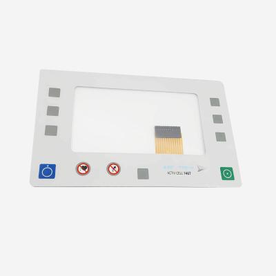 China OEM Durable Graphic Overlay Membrane Switch With UV Printing for sale