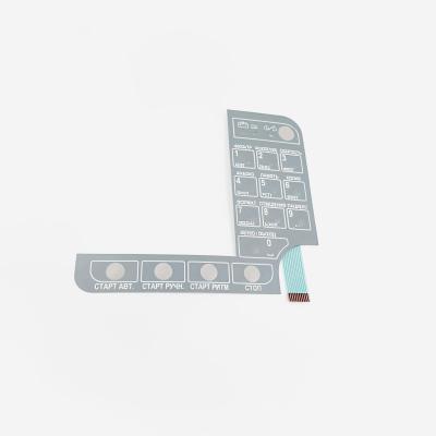 China PET PC Graphic Overlay Membrane Switch Panel For Touchscreen Devices for sale