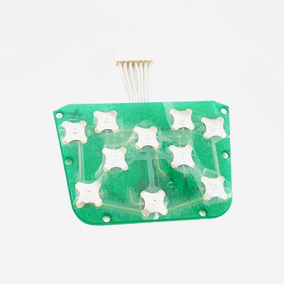 China Panel de teclado de interruptores de membrana de PCB personalizado para la adhibición del panel de control en venta