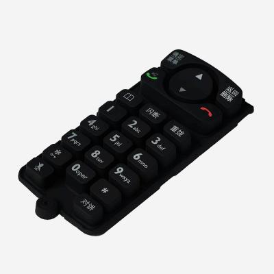 China Conjunto de compressão do teclado de membrana de borracha versátil Resistência do produto Alto alongamento à venda