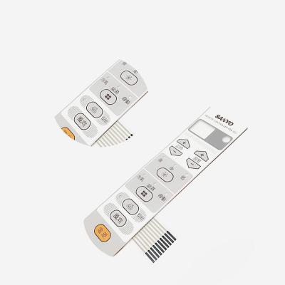 China Custom PET Membrane Switch And Panel Keypad Keyboard For Mechanical Equipment for sale