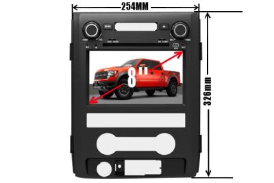 China 8 sistema de navegación video del coche del reproductor de DVD de la pulgada USB iPod GPS FORD F150 en venta