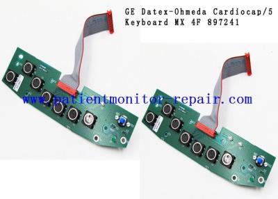 中国 GEのDatexのための医療機器のKeypressのパネル- Ohmeda Cardiocap 5のモニターのキーボードの版ボタン板MX 4F 897241 販売のため
