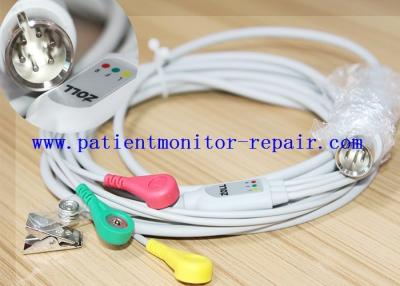 China Original Medical Equipment Accessories ZOLL ECG Cables 3LD IEC SHAPS ECG Leadwires REF 8000-0026 for sale