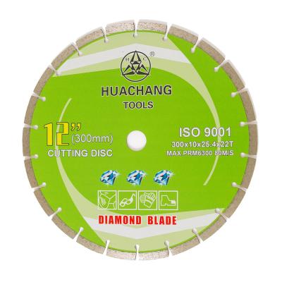 China 300x25.4m m corte seco de 12 pulgadas dividieron cortar de Diamond Blade For Granite Stone en segmentos de doble finalidad en venta