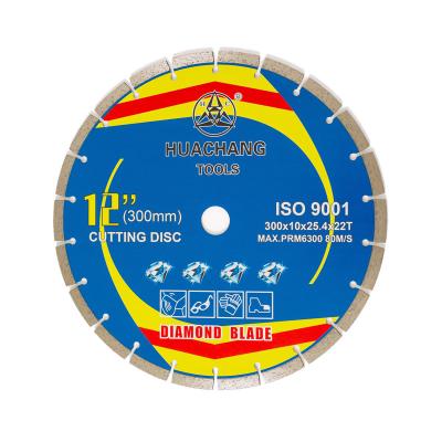 China 12 Inch Diamond Concrete Saw Blade For Skill Saw 300mm Stone Cutting Disc for sale