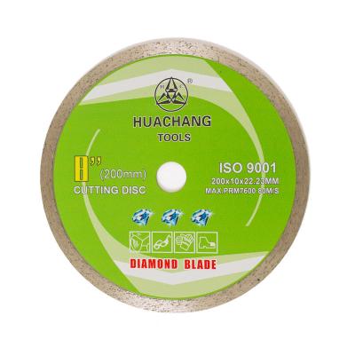 China 200mmx22.23mm 8 Inch Continuous Rim Diamond Blade For Masonry for sale