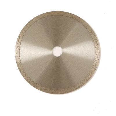 China Cold Press 7inch 180×1.6/2.2×10×22.23mm Continuous Rim Diamond Blade For Ceramic ,Marble With Long Cutting Life for sale