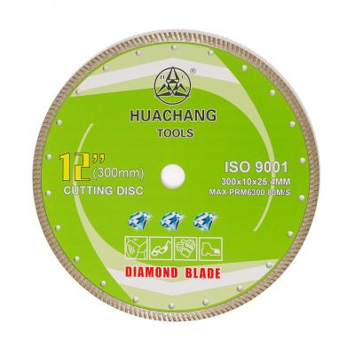 China Cold Press 12inch 300×2.0/3.0×10×25.4mm Turbo Diamond Blade For General Purpose , Ceramic , Marble And Concrete for sale