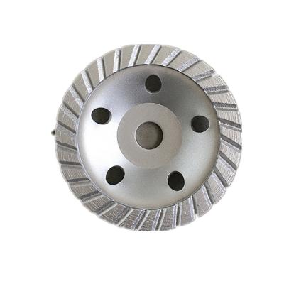 China hot press 4inch 105×4.5×20×22.23mm Sintered 105mm Diamond Continuous Turbo Grinding Cup Wheel For Concrete , Stone for sale