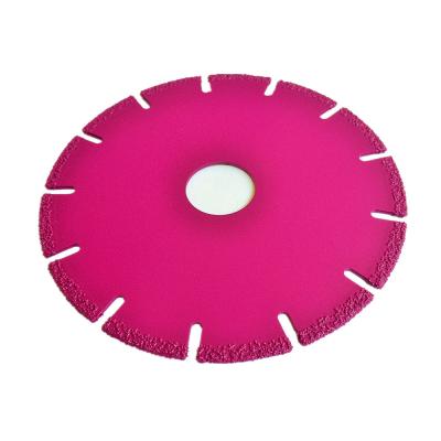 China Good Look 5inch 125×1.4/2.2×5×22.23×15T Vacuum Brazed Diamond Grinding Cutting Disc For Stone Ceramic Plastic Marble for sale