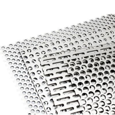 China 201 304 Round Hole Stainless Steel Sheet Perforated For Industry Construction for sale