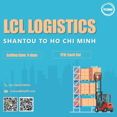 China Shantou To Ho Chi Minh Lcl Ocean Shipping Lcl Freight Forwarder 3 Days for sale
