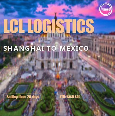 China Shanghai To Manzanillo Mexico Lcl Freight Shipping EXW  FOB Lcl Ship Logistics for sale