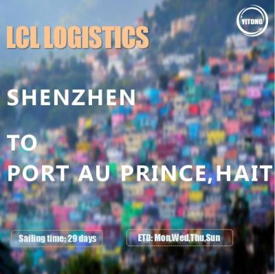 China EXW FOB LCL International Shipping Service From Shenzhen To Port Au Prince Haiti for sale
