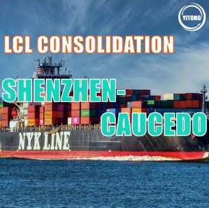 China Global  LCL freight shipping Service From Shenzhen to Caucedo Each Tue en venta