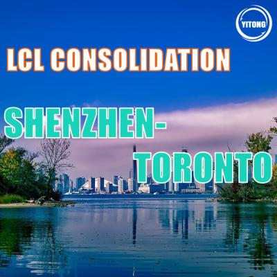 China Each Fri International  LCL ship logistics From Shenzhen to Toronto Canada for sale