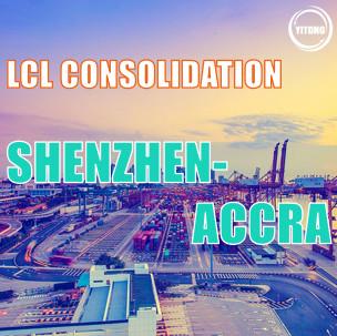 China Shenzhen To Accra Ghana LCL International Shipping  Cargo Services Each Mon en venta