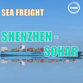 China Shenzhen to Sohar Oman global sea freight forwarding services	Each Wed for sale