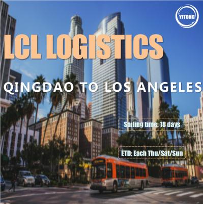 China NVOCC Global LCL International Shipping Service From Qingdao to Los Angeles en venta