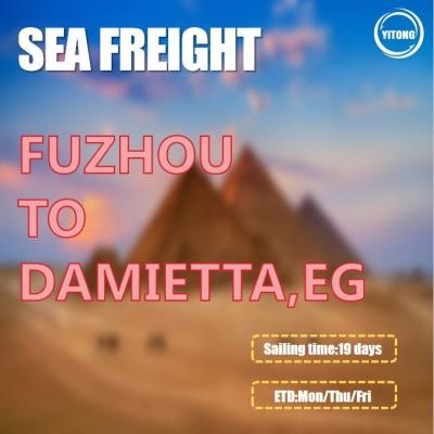 China Navio da China de Fuzhou para Damietta, Egito à venda