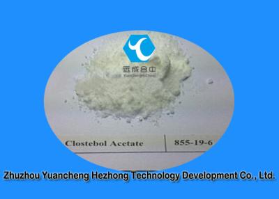 China Raw  Steroids White Powder  Clostebol Acetate/ 4-Chlorotestosterone acetate CAS: 855-19-6 for sale