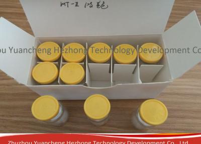 China Melanotan II Peptide Powder for Skin Tanning Injectable Peptide Yellow Top Ship to Europe for sale