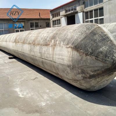China 0.22mpa Landing Heavy Lifting Airbags Pneumatic Ship Launching Marine Airbags for sale