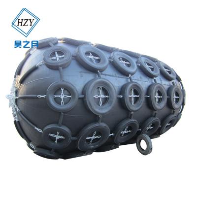 China Inflatable Docking Pneumatic Marine Fender Black Inflatable For Yachts for sale