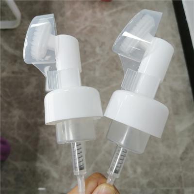 China Transparent Plastic SGS 30/410 Foaming Soap Pump Replacement With Brush for sale