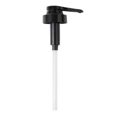 China Black Non Spill 38mm Plastic Gallon Pumps , Syrup Pump 750ml Kitchen Use for sale