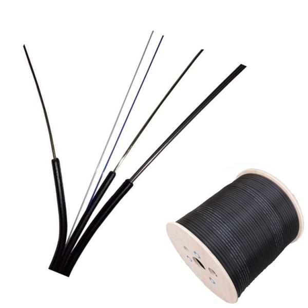 Quality Communication FTTH Drop Cable 1 2 4 6 8 Core Single Mode Indoor Outdoor Fiber for sale