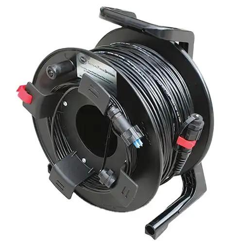Quality 500m Cable Reel Cart Portable Field Deployable Tactical Fiber Optic Cable Reel for sale