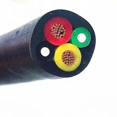 China Corning Hybrid Fiber Optic Cable Waterproof With Bare Copper Conductor for sale